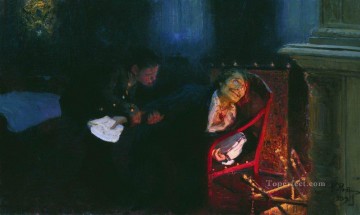  immolation Painting - the self immolation of gogol 1909 Ilya Repin